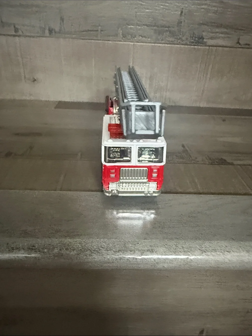 Kinsmart Kids Construction & Fire Truck Playset - Blue, Red, Yellow